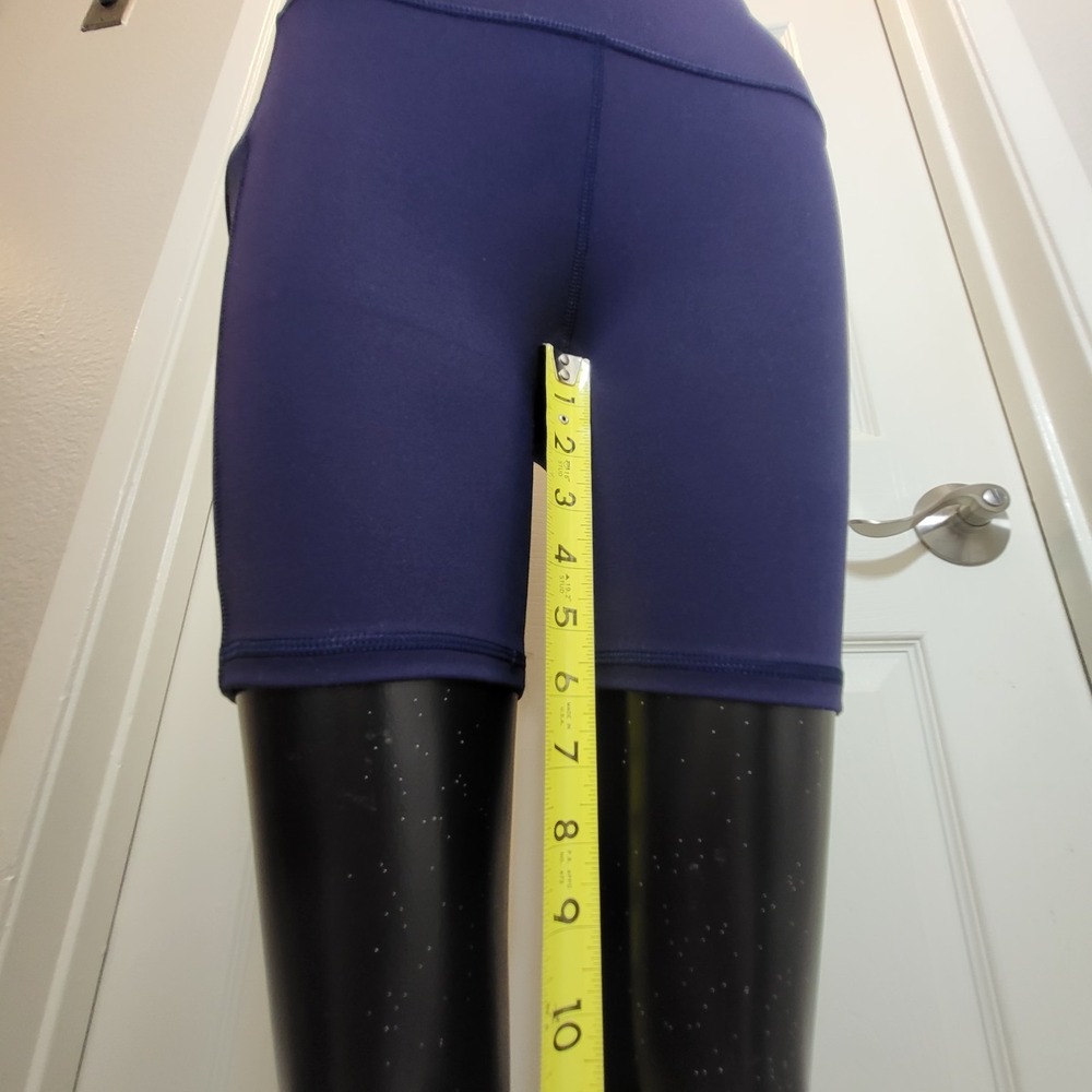 Fabletics Women's High Waisted On-The-Go 6" Navy Blue Size Small-Brand New! - Picture 5 of 6